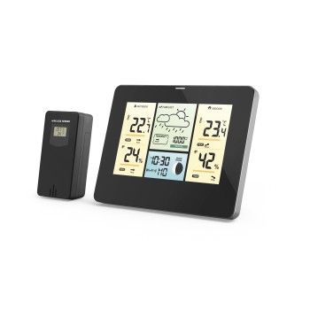 WLAN-Wetterstation mit App, Außensensor, Thermometer/Hygrometer/Barometer