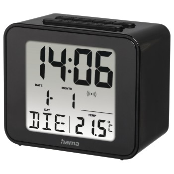 Funkwecker Cube, Schwarz