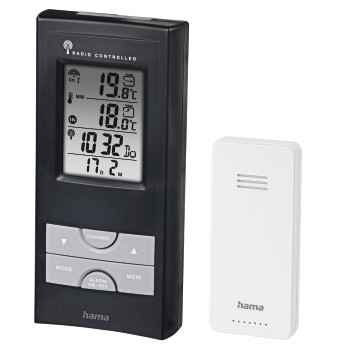 Elektronische Wetterstation EWS-165, Schwarz