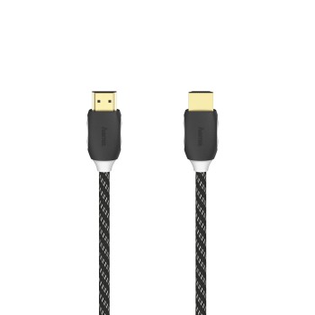 High Speed HDMI™-Kabel, St.-St., Ethernet, Gewebe, vergoldet, 3,0 m