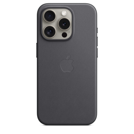 MagSafe özellikli Apple iPhone 15 Pro FineWoven Kılıf - Siyah