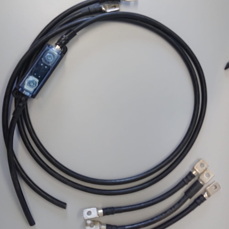 Battery cable set f. 4 Bat.48V 100A(f. Steca PLI)