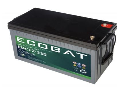 Ecobat battery EDC12-230 230Ah (for Steca PLI)
