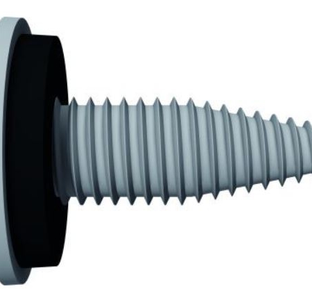 Schletter thin sheet screw 6.0 x 25 A2 with seal.