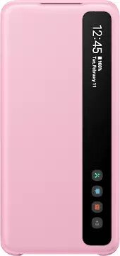 Samsung Clear View Cover S20 - pink