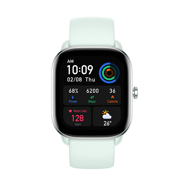 Amazfit Smartwatch GTS 4 mini - Wearable - Mint Blue