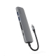Epico 6in1 Aluminium Hub 8K with USB-C connector - space gray