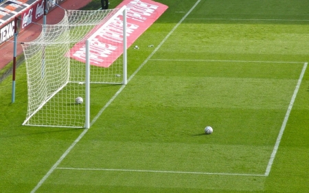 Fußballnetz - 11er Tor - Europäisch - 4mm Blau
