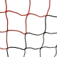 Fußballnetz - 11er Tor - Europäisch - 4mm Schwarz/Rot