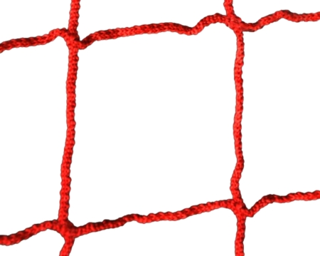 Fußballnetz - 11er Tor - Europäisch - 4mm Rot