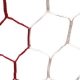 Fußballnetz - 11er Tor - Wabenförmig - 4mm Weiß/Rot