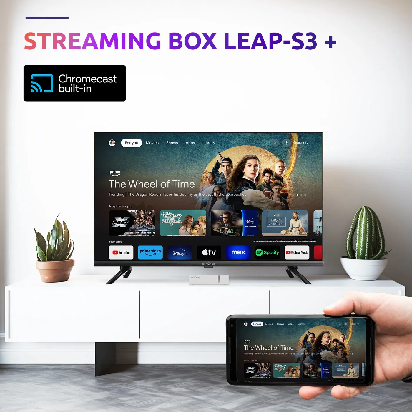 Strong LEAP-S3+V2 Google TV Box – Bild 4