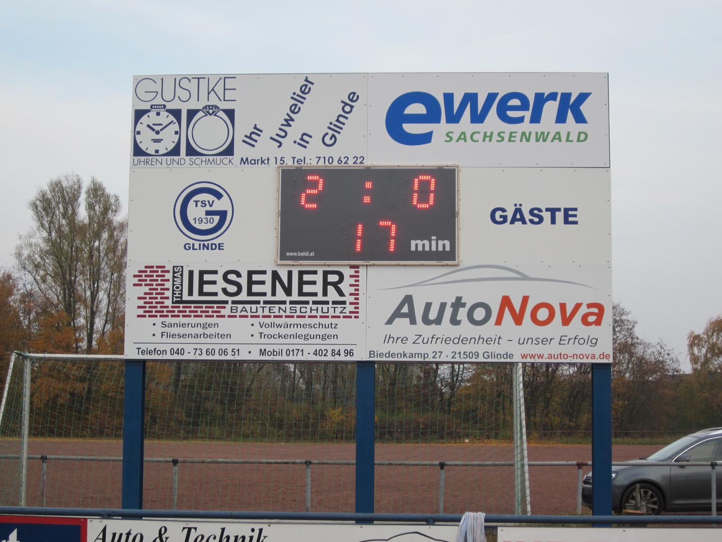 TSM-EC1900RCM Anzeigetafel Fußball Derby 19 RC