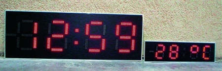 TSM-EC0430M Zeitanzeige mit Temperatur